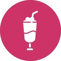 pictogramstijl milkshake vector