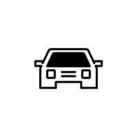 auto, auto, vervoer ononderbroken lijn pictogram vector illustratie logo sjabloon. geschikt voor vele doeleinden.