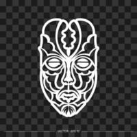 Tiki Masker. monster van maori of polynesië. geschikt voor prints, t-shirts, telefoonhoesjes en tatoeages. vector