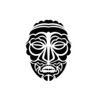 Tiki Masker. maori of polynesië patroon. goed voor prints, t-shirts, telefoonhoesjes en tatoeages. geïsoleerd. vector