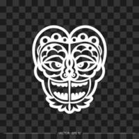 Tiki Masker. monster van maori of polynesië. sjabloon voor t-shirts. vectorillustratie. vector