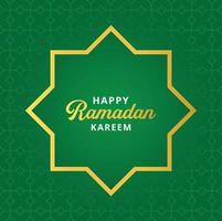 gelukkige ramadan kareem vierkante banner met patroonachtergrond geschikt voor post, poster en sjabloon op sociale media vector