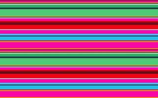 Mexicaanse deken strepen vector patroon. achtergrond voor cinco de mayo party decor of etnische mexico stof patroon met kleurrijke strepen. serape levendige kleuren ontwerpsjabloon, vectorillustratie