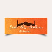 Eid-Al-Adha Facebook-voorbladsjabloon vector
