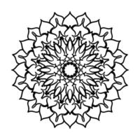 handgetekende mandala. decoratie in etnische oosterse doodle sieraad. vector