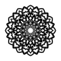 handgetekende mandala. decoratie in etnische oosterse doodle sieraad. vector