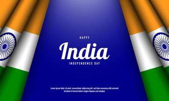 india onafhankelijkheidsdag achtergrond. vector