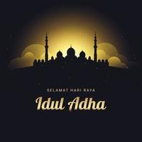 eid al-adha achtergrond. vector