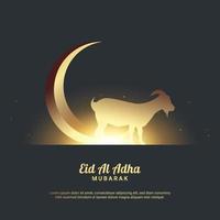 eid al-adha achtergrond. geschikt voor wenskaart, poster en andere. vector