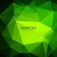 Multi groene veelhoekige geometrische achtergrond vector