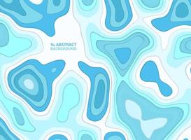 Het abstracte blauwe patroon van water golvende vormen vector