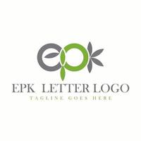 epk brief logo ontwerp vector bestand