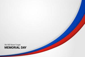 platte stijl frankrijk herdenkingsdag ontwerp met realistische vlag van frankrijk. frankrijk onafhankelijkheidsdag vectorillustratie vector
