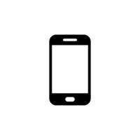 smartphone pictogram vector. mobiele telefoon, tekensymbool voor mobiele telefoons vector