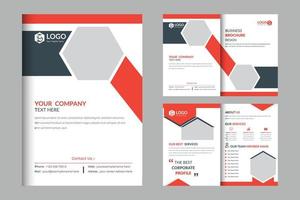 bi-fold brochure ontwerpsjabloon vector