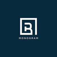 monogram letter logo met eerste b met modern creatief concept premium vector deel 5