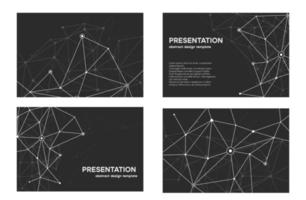 donkere dia's lay-out. abstract ontwerp als achtergrond. sjabloon voor boekomslag voor marketingmerk vector