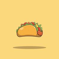 taco vector pictogram illustratie