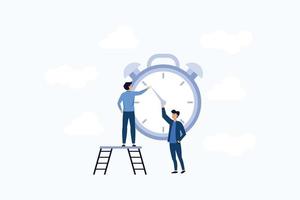 vectorillustratie, stopwatch op witte achtergrond, expresdiensten, tijdmanagementconcept, snelle reactie vector