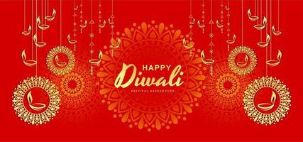 Gelukkige Diwali-festivalmalplaatjeachtergrond vector