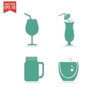 alcohol en cocktails pictogramserie. verzameling lineaire eenvoudige webpictogrammen zoals glazen, sterke drank, bier, bar, champagne, whisky, wijn enz. bewerkbare vectorslag. vector
