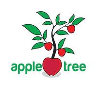 appelboom logo ontwerp inspiratie vector