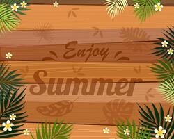 Mooie zomer banner en poster kaart vector