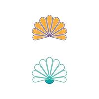 shell logo illustratie vector plat ontwerp