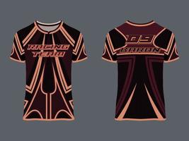 draag sportontwerp, racetrui voor clubuniform vector