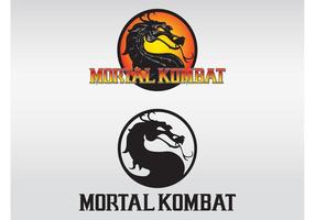 Mortal kombat logo's vector