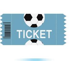 voetbal tickets icoon. voetbal tickets symbool. vector