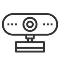 web camera lijn pictogram vector, logo vector