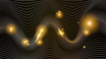 gouden lijn abstracte illustratie vector