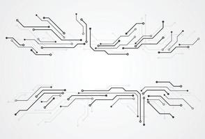 abstracte digitale achtergrond met technologie printplaat textuur. elektronische moederbord illustratie. communicatie- en engineeringconcept. vector illustratie