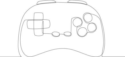 spel apparatuur lijn icoon. joystick lineaire stijl teken voor mobiel concept en webdesign. een joystick kind om het spel minimalisme hand-draw te spelen geïsoleerd op een witte achtergrond. vector