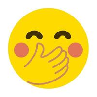 vector gele smiley gezicht emoji emoticon