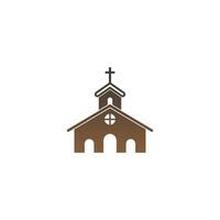 chruch pictogram logo teken vector ontwerp illustratie