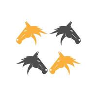 paard logo pictogram ontwerp sjabloon vector