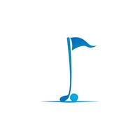 golf logo pictogram sjabloon creatief ontwerp illustratie vector