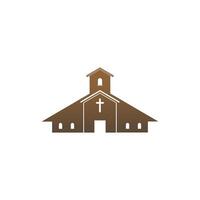 chruch pictogram logo teken vector ontwerp illustratie