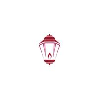 eenvoudige lantaarn pictogram logo ontwerp vector sjabloon illustratie
