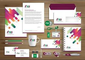 Corporate Business Identity sjabloonontwerp vector