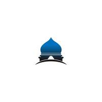 islamitisch logo, moskee pictogram vector ontwerpsjabloon