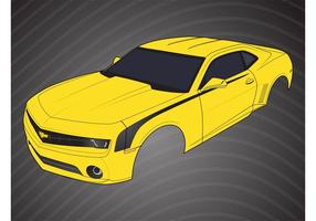 Chevrolet camaro delen vector