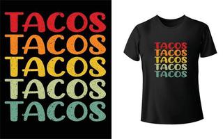 taco t-shirt ontwerp vector