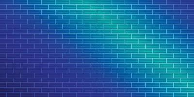 abstract achtergrond verlichting glanzend blauw bakstenen muur gebouw behang retro patroon naadloze vectorillustratie vector