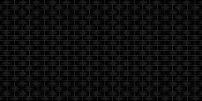 hallo zwarte kleur bakstenen muur gebouw abstracte achtergrond textuur behang patroon naadloze vectorillustratie vector