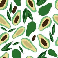 abstract vectorillustratie verse avocado. vector illustratie element ontwerpset. vector illustratie ontwerp. geïsoleerde achtergrond. abstracte achtergrond. vector tekening.