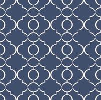 blauwe kleur islamitische Perzische trellis geometrische vorm naadloze patroon achtergrond. gebruik voor stof, textiel, interieurdecoratie-elementen, stoffering, verpakking. vector