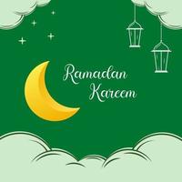 ramadan kareem pagina sjabloon gratis vector premium vector